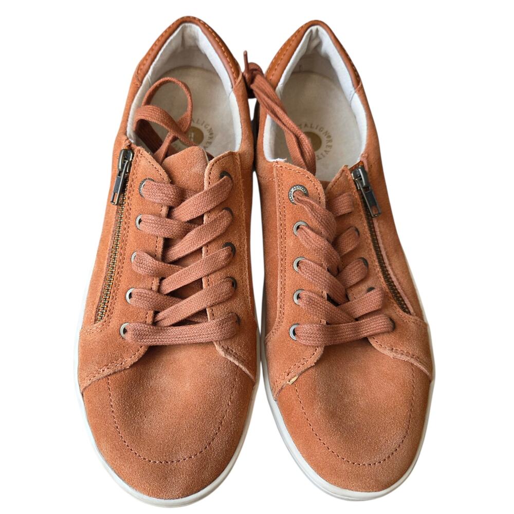 Revitalign Sneakers Orthotic Suede The Wrigley Laces & Zipper New, no box sz 10
